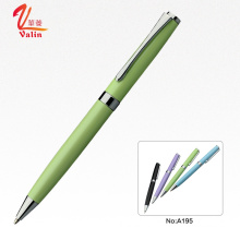 Werbeartikel Mode Design Apfel Grün Metall Kugelschreiber Geschenk Stift